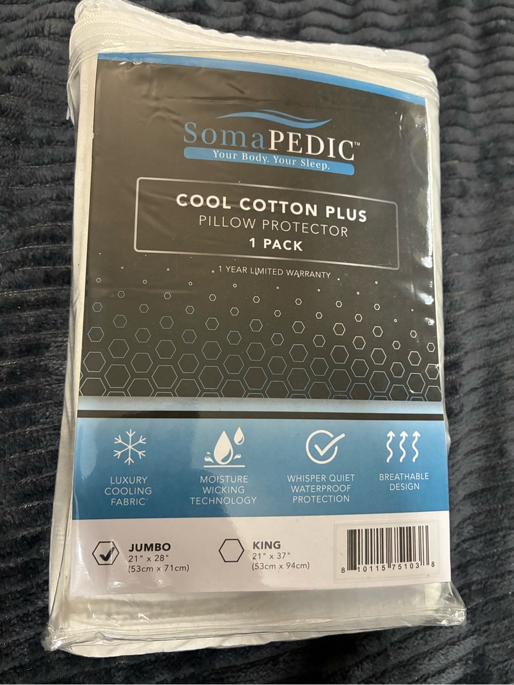 Cool Cotton Pillow Protector